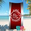 Beach Towel with AFC Ajax Pattern - soft,absorbent,machine washable Lightweight&Modern,swimming,Travel Essentials