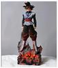 Jt Neu 37,5cm Dragon Ball Black Goku Zamasu Statue Kampf Gebrochene Basis PVC Anime Figur Schreibtisch Dekoration Spielzeug Geschenk Für Anime Fans