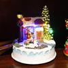 Christmas Dulton LED Glow Village Santa Is Coming Ornaments, Decorations,