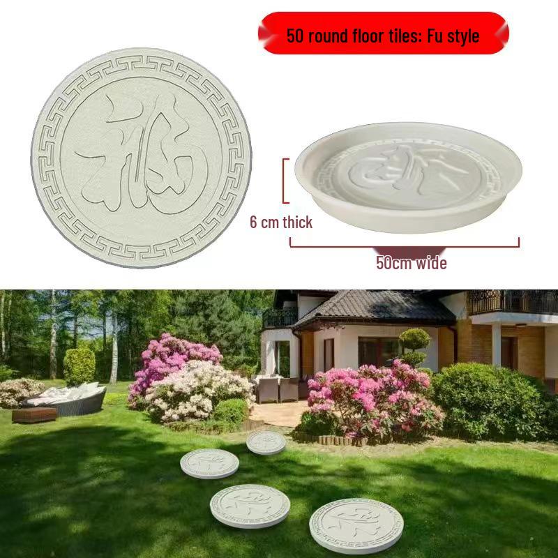 Garden Cement Tile Mold for Outdoor Stepping Stones