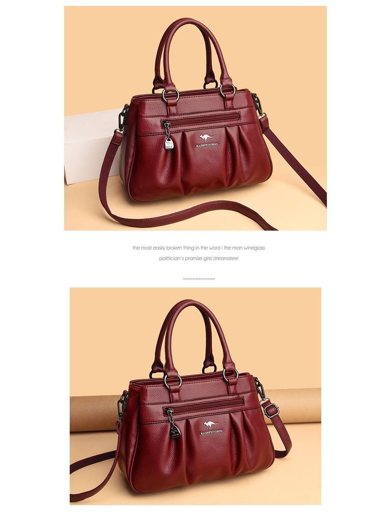 2023 Women's Stylish Large Capacity Handbag - Perfect for Middle-Aged Mothers, Single Shoulder, Crossbody