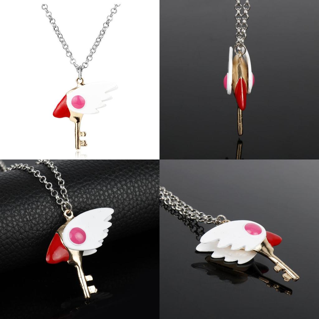 Cardcaptor Sakura Elegant Necklace Alloy Electroplated Unisex For Special Occasion Gift