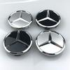 Hots  4pcs 60mm Black Silver Car Wheel Cap Badge Logo Cover For Mercedes Benz W176 W177 W204 W205 W212 W213 W206 X156 X253 W117