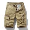Men's Retro Multi-Pocket Loose Fit Workwear Shorts