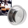 3pcs 51mm Filter Basket Reusable Stainless Steel Coffee Filter Double Layer 2 Cups Coffee Portafilte