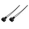 2PCS Car Seat Repair Wiring Harness 357972752 Flexible High Temperature Resistant Black Fit For A3
