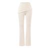 Pure Desire Style Sexy Slim Fit 2-Piece Set Long Sleeve T-Shirt Flare Pants / Midi Skirt Women