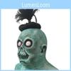 Latex Monster Gesichtsmaske mit scharfen Zähnen für Halloween-Kostümparty