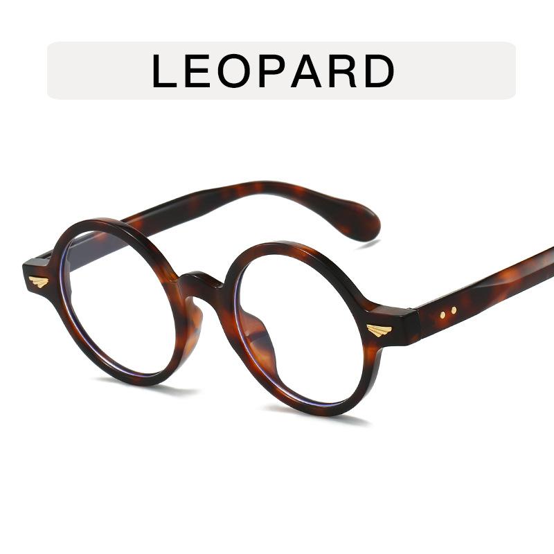 Round Shape Decorative Glasses Fashion Stylish Anti Blue Light Men Glasses Frame High Quality Women Glasses