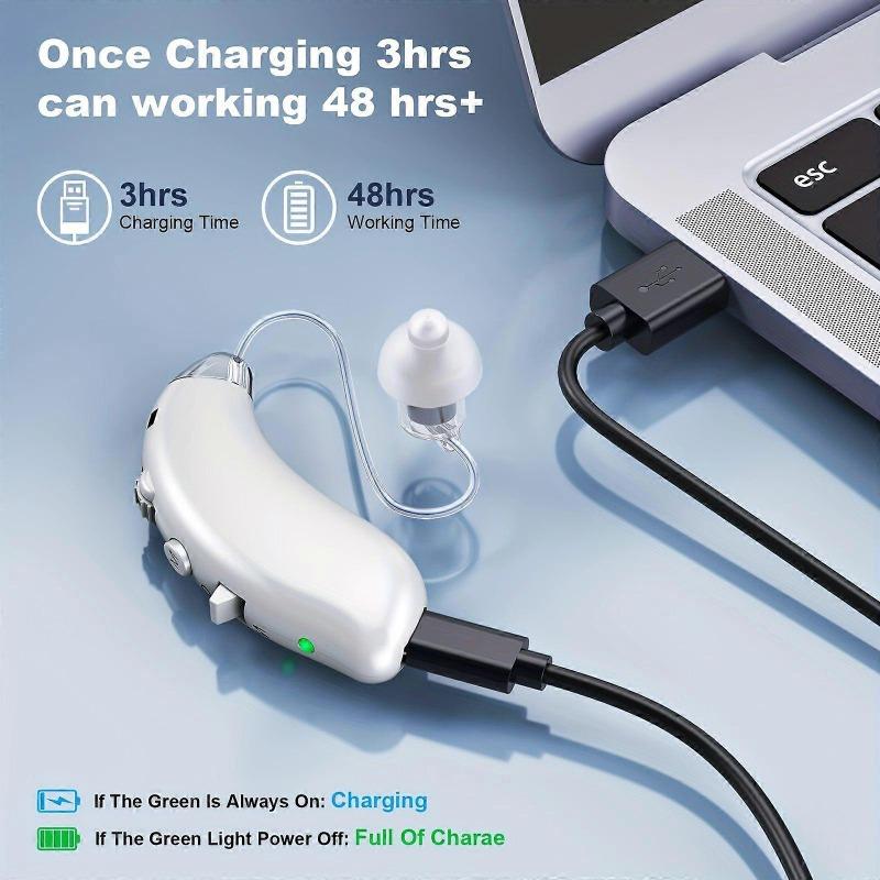 Portable hearing aids for the elderly