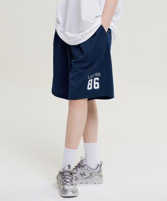 Leijibi Giant Fit Jersey Bermuda Shorts W Pants Navy