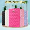 Coroa Bling de Luxo para iPad A16 11ª Geração 10ª Air7 11 M3 2025 Mini 7 6 A17 Pro 11 7/8/9ª 10.2" Capa Inteligente para Tablet com Sono