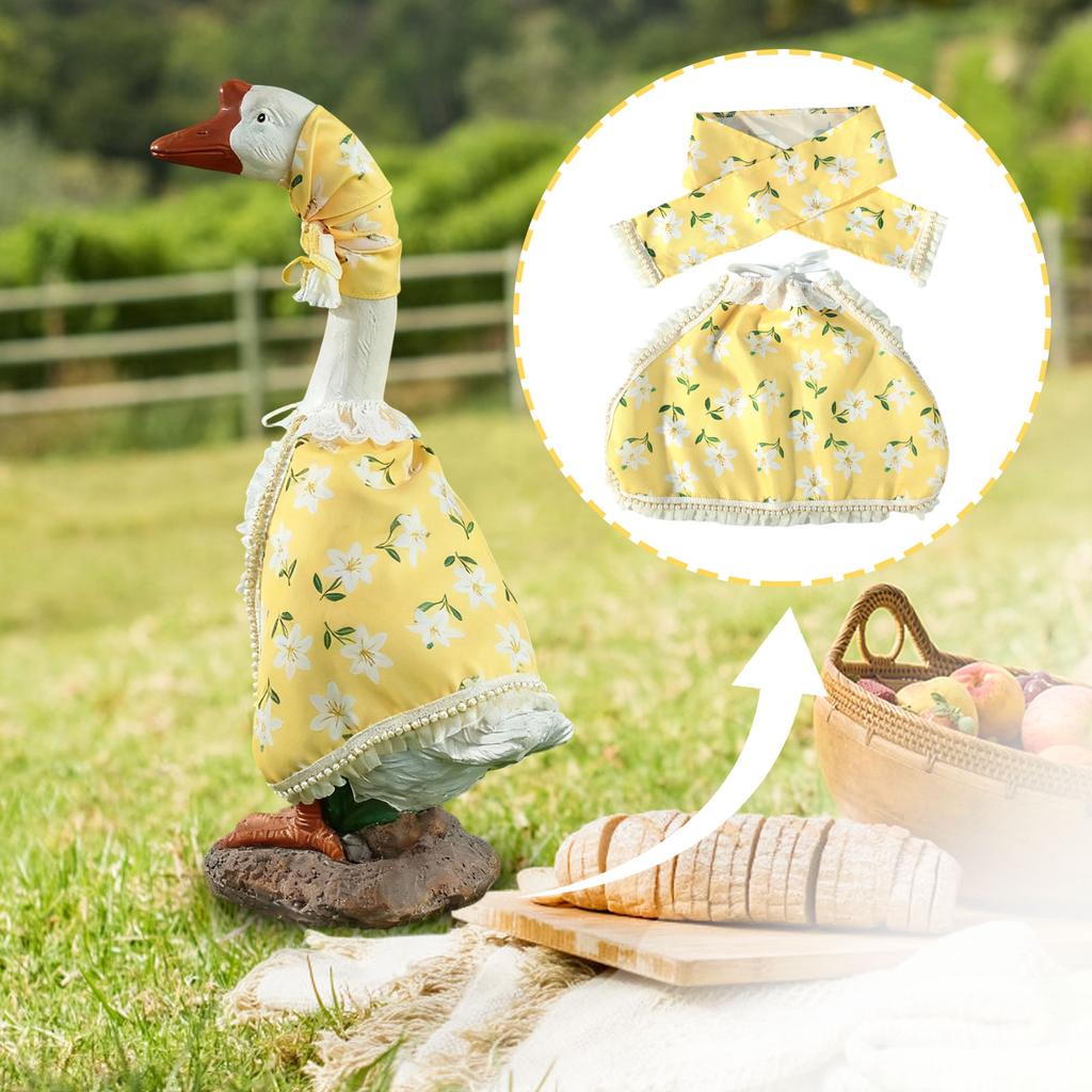 Porch Pet Dog Garden Ornaments Clothing Set