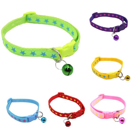Rychloupínací přezka Fashion Star s náhrdelníkem Bell Cat Dog Puppy Kitten Collar