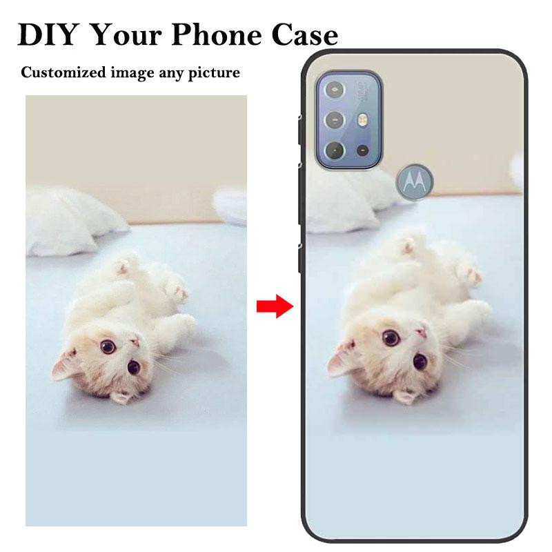 Customized TPU Phone Case For Motorola Moto G30 G10 G100 G20 G60 G60s G72 G82 G22 G50 E20 E32S E40 Edge 20 Lite Pro 30 Fusion