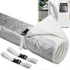 Quilting Air Conditioner Hose Cover, AC Insulated Hose Cover Wrap