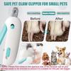 Cortador de unhas profissional para animais de estimação com furo ajustável, cortador de unhas para cães e gatos, aparador de garras para animais de estimação, filhotes, gatinhos, ferramenta de cuidados com a pele