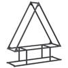 VidaXL Portant de bois chauffage anthracite 80x25x90 cm, support à bûches de cheminée, support à bûches, support à bûches 864317