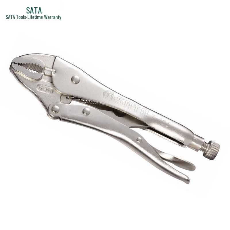 SATA Round Jaw Locking Pliers with Cutter 7 inch