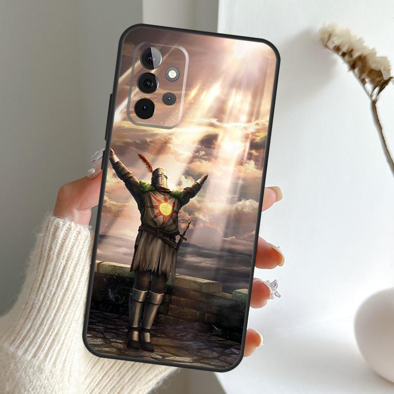 Praise the Sun Dark Souls Für Samsung Galaxy A51 A71 A12 A22 A32 A52 A72 A13 A23 A33 A54 A53 A34 A73 A21S A52S Handyhülle