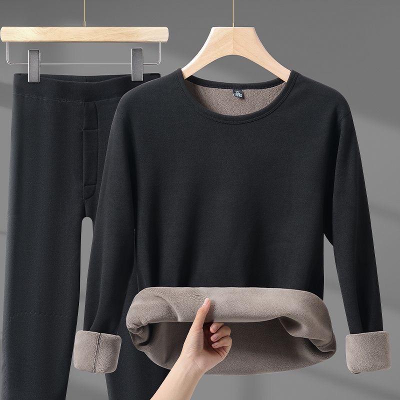 Fleece Thermal Underwear Set Men Women Ultra Warm Thick Base Layer Winter
