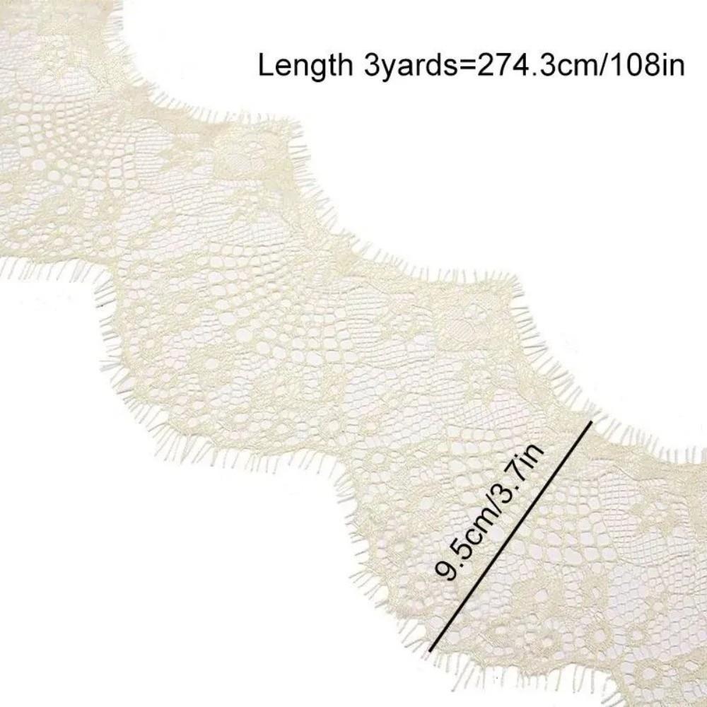 Ruban de Dentelle Florale 3 Yards Dentelle Florale Nouvelle Dentelle à Coudre Ruban de Dentelle Couture de Robe
