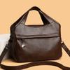 Vintage Shoulder Bag PU Crossbody Bag Large Capacity Women's Multi-Layer Handbag