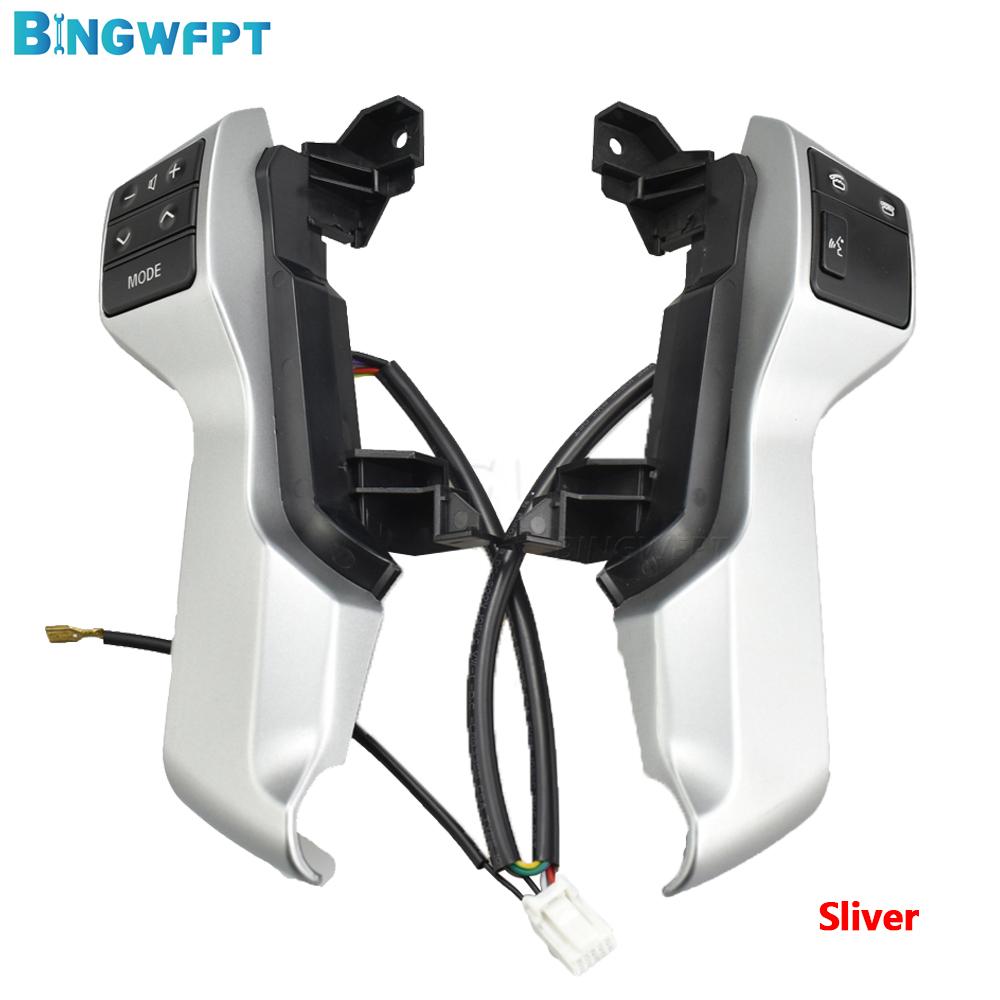 BINGWFPT 84250-60160 8425060160 Steering Wheel Control Switch For Toyota Land Cruiser Prado GRJ152L 2015 - 2017