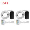 1-5Set LED Bike Wheel Lights Remote Control Safety Warning Tire Strip Light 2 Meters 20 Lights 16 Colors for Bike Night Riding