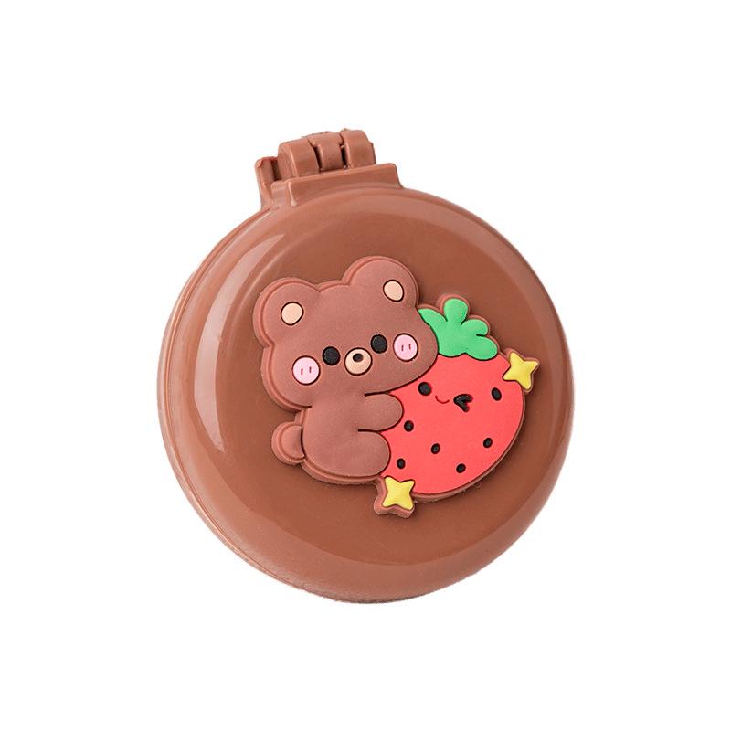 2-in-1 Mini Folding Cartoon Cushion Comb for Girls - Cute, Portable, Massage Air Cushion