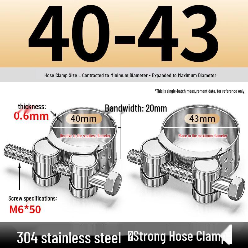 Aokewen Stainless Steel Hose Clamps