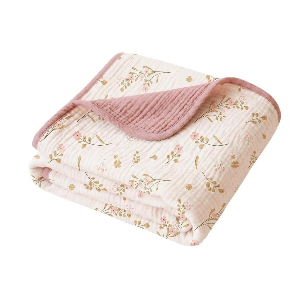 4 Layer Stroller Blanket Cotton Swaddle Wrap High Quality Baby Swaddle Blanket Nursery