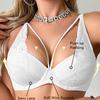 Sexy Lace Cross-strap Hot-selling Underwire Bra European and American Push-up Underwear