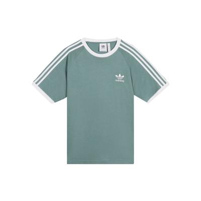 Originals Trefoil Vintage 3-Stripes Raglan Crew Neck Tee Men Tops Emerald GN3479