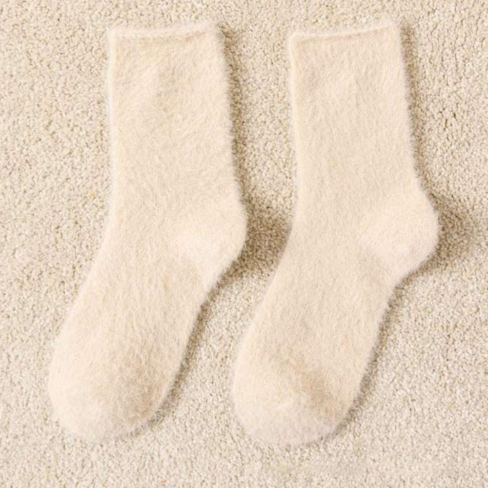 Winter Warm Snow Socks Seamless Velvet Sleep Socks Gift Stockings