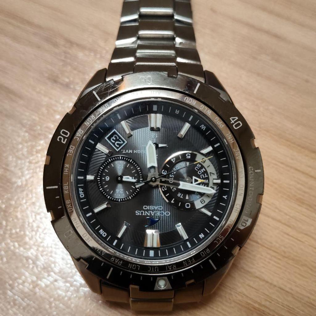 Used CASIO OCEANUS watch