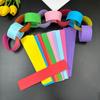 100pcs Creative DIY Assembles Paper Chains Colored Paper Strings Paper Streamers Party Backdrop Decoration