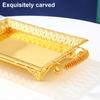 Elegant Retro Fruit Tray Portable Non-slip Decorative Snack Plate for Desktop