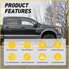 6X Glossy Black Pillar Post Window Door Trim 2004-2015 For Nissan Titan Crew Cab