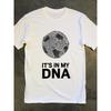 European Size Fashion Men' S T - Shirt, Soccer Ball Graphic Printed White T- Shirt, Cotton Crew Neck Short Sleeve, Casual Simple All - Season Tee
