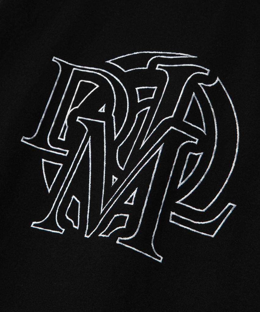 DIAMOND LAYLA Dml Stitch Logo Short Sleeve T-Shirt T78 Black