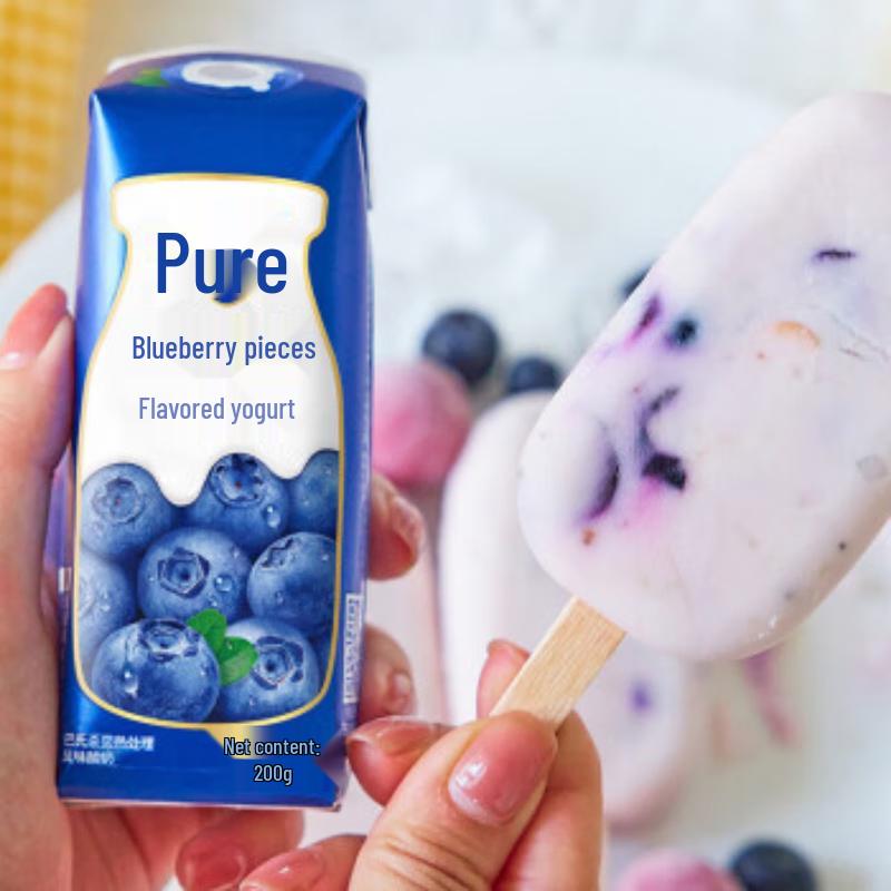 Mengniu Chunzhen Blueberry Flavored Yogurt
