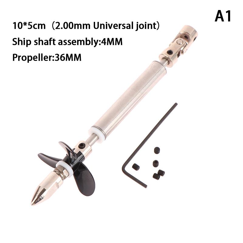 Innovative And Practical Three Blades Screw Joint Shaft Sleeve Prop Model Ship 4Mm Rc Boat Shaft Stainless Steel Drive Shaft