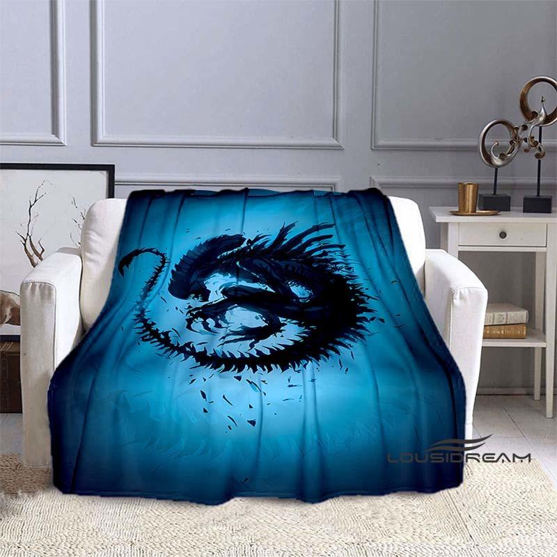 Alien Vs. Predator Printed Blanket Warm and Beautiful Flannel Soft and Comfortable Home Travel Bed Blanket Birthday Gift