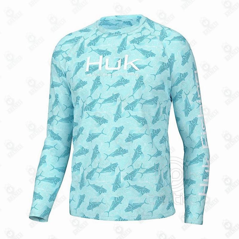 Mens Quick-Dry UV Protection Fishing Hoodie With Mesh Ventilation Outdoor Sea Angling Water Sports