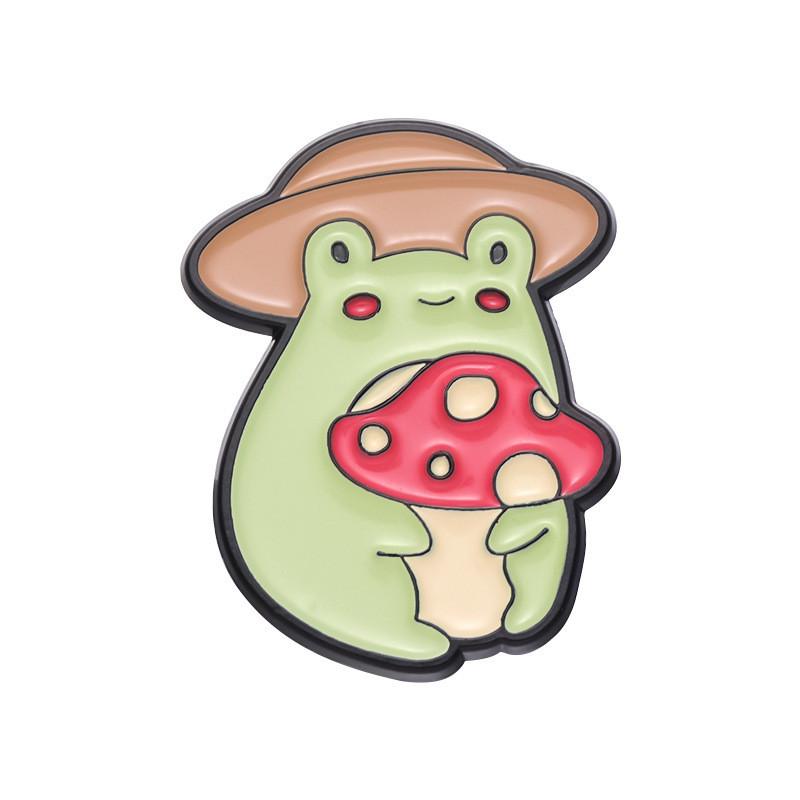 

Очаровательная мультяшная брошь-пинка в виде животного с дизайном лягушки и гриба. Идеально подходит для всех возрастов. XZ9617