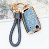 4 Buttons Auto Tpu Car Key Case Cover Fob For Volkswagen Vw Golf 7 Alltrack Mk7 Tiguan Seat Ateca Leon Ibiza Skoda Octavia