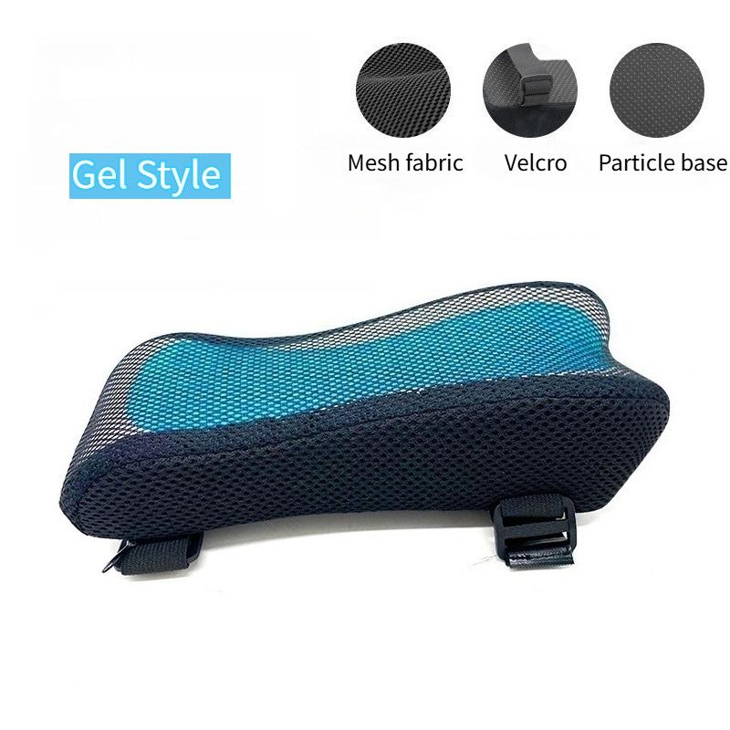 Gel Memory Foam Armrest Pads Ergonomic Office Chair Arm Rest Pillow Adjustable Thicken Elbow Support Cushion for Gaming Chair