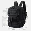 Large Capacity Fishing Tackle Storage Bag Water Bottle Holder Multiple Pockets Backpack Durable Material Casual Design
