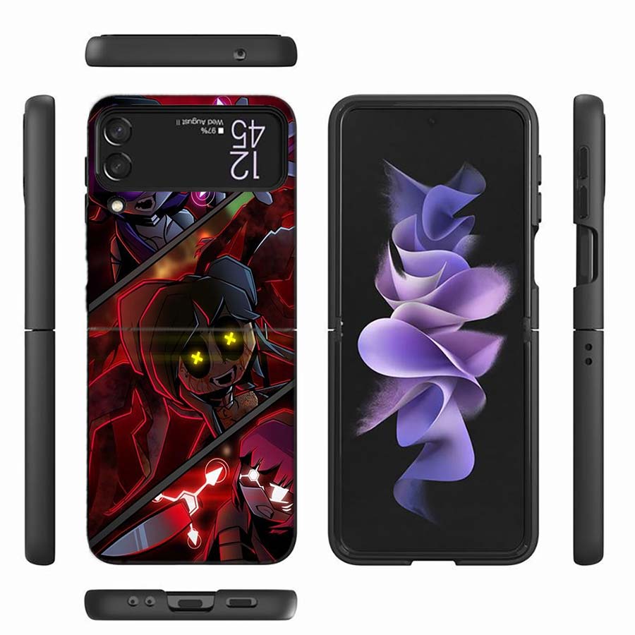Game M-Murder-D-Drones Phone Case For Samsung Z Flip 6 7 5G Z Flip 5 Galaxy Z Flip 3 4 5G ZFlip Shockproof Hard Cover TPU PC Coq